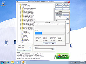 screenshot of aep pro under windows 7