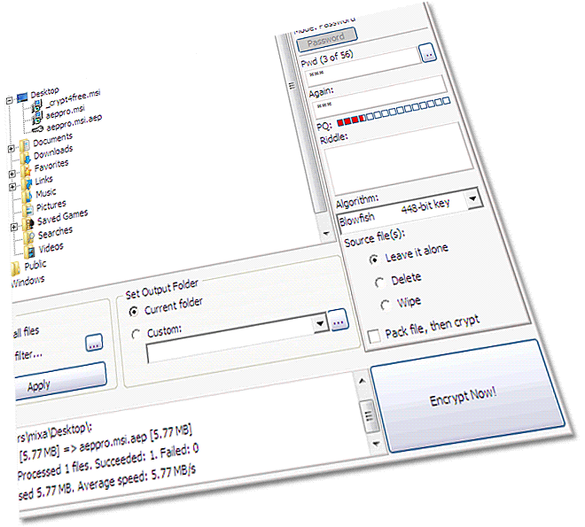 New start button of AEP PRO