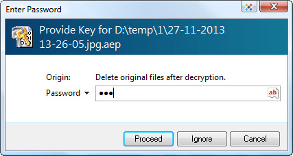 file decryption password